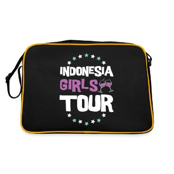 Tournée des filles en Indonésie - Sac Retro - noir/or - Dos