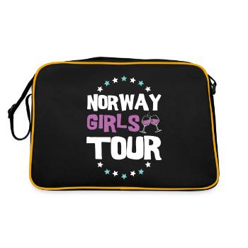 Tournée des filles de Norvège - Sac Retro - noir/or - Dos
