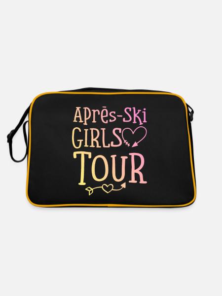 Après-Ski Girls Tour - Sac Retro - noir/or - Dos