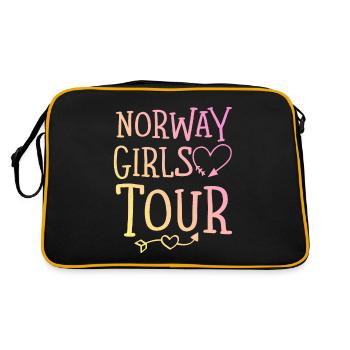 Tournée des filles de Norvège - Sac Retro - noir/or - Dos