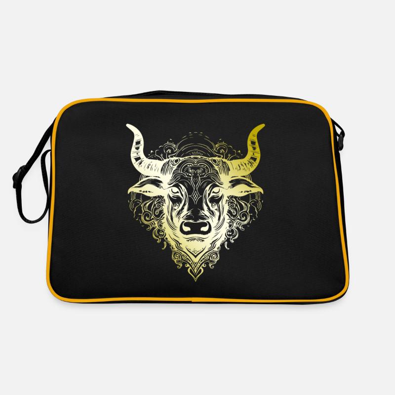 Bulle Mandala gold Retro Tasche