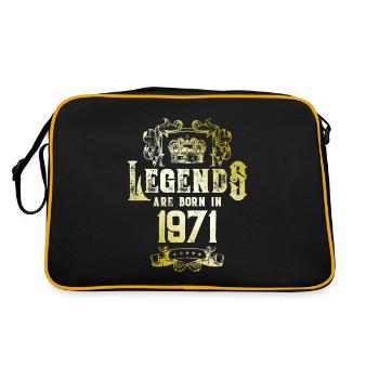 1971 Legends Birthday - Retro Bag - black/gold - Back