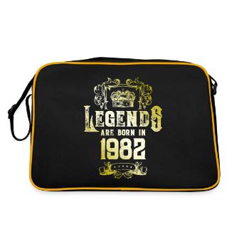 1982 Legends Birthday - Retro Bag - black/gold - Back