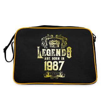 1987 Legends Birthday - Retro Bag - black/gold - Back