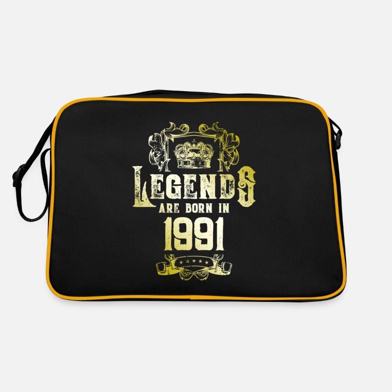 1991 legends geburtstag Retro Tasche