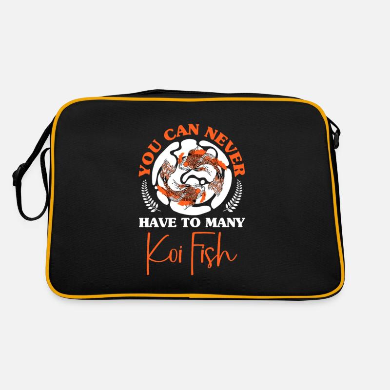 Koi Fish Japonais Sac Retro
