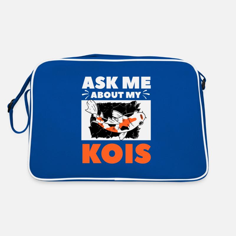 Koi Fish Japonais Sac Retro
