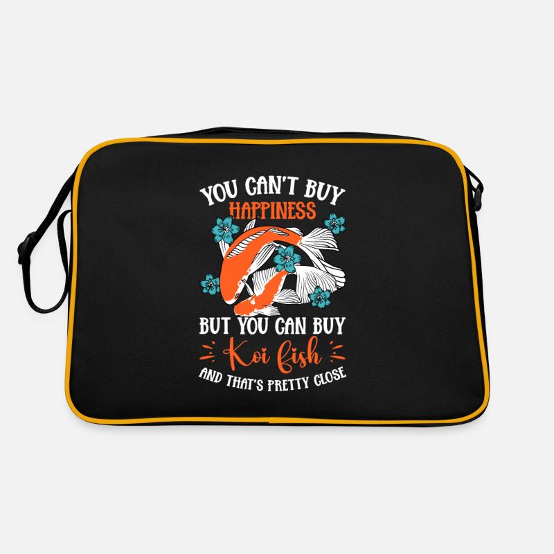 Koi Fish Japonais Sac Retro