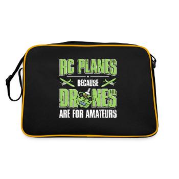 RC Avion RC Avion - Sac Retro - noir/or - Dos
