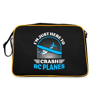 RC Avion RC Avion - Sac Retro - noir/or - Dos