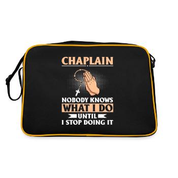 Chaplain Parish Priest - Retro Bag - black/gold - Back