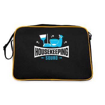 Semaine d’appréciation pour l’entretien ménager - Sac Retro - noir/or - Dos