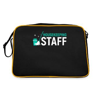 Semaine d’appréciation pour l’entretien ménager - Sac Retro - noir/or - Dos