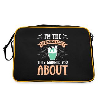 Semaine d’appréciation pour l’entretien ménager - Sac Retro - noir/or - Dos