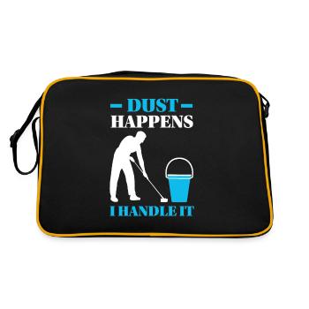 Semaine d’appréciation pour l’entretien ménager - Sac Retro - noir/or - Dos