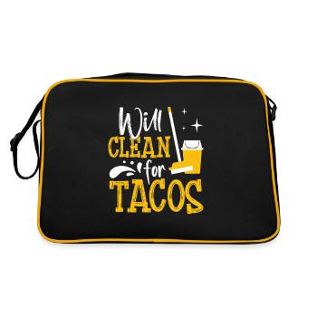 Semaine d’appréciation pour l’entretien ménager - Sac Retro - noir/or - Dos