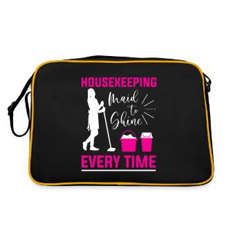 Semaine d’appréciation pour l’entretien ménager - Sac Retro - noir/or - Dos