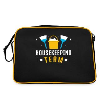 Semaine d’appréciation pour l’entretien ménager - Sac Retro - noir/or - Dos