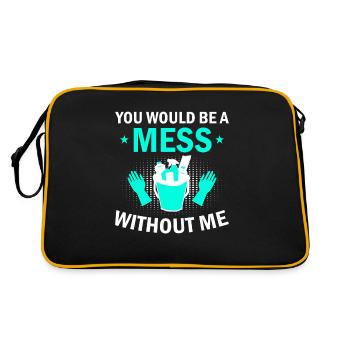 Semaine d’appréciation pour l’entretien ménager - Sac Retro - noir/or - Dos