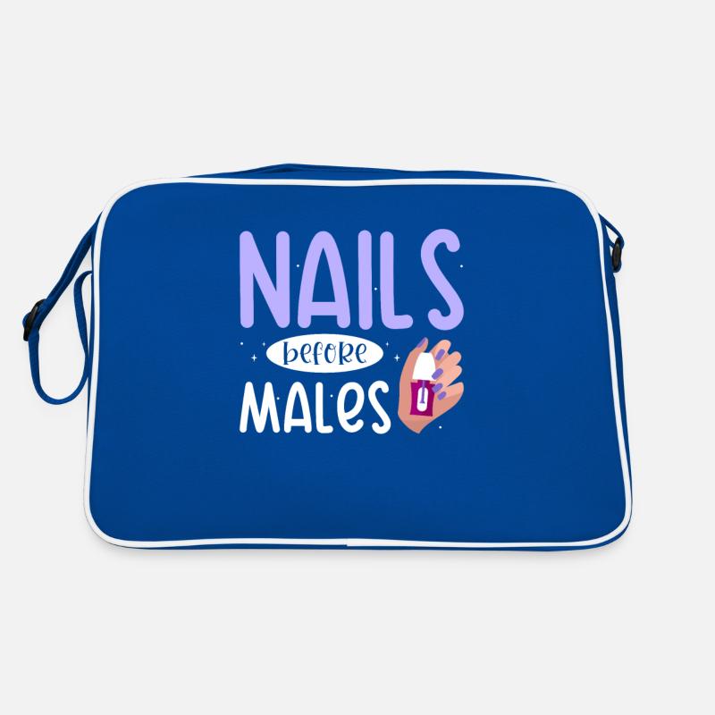 Nail Tech Maniküre Nail Technikerin Retro Tasche