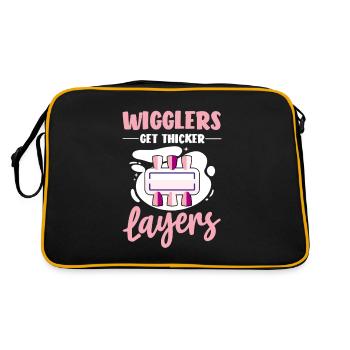 Nail Tech Manicure Nail Technician - Retro Bag - black/gold - Back
