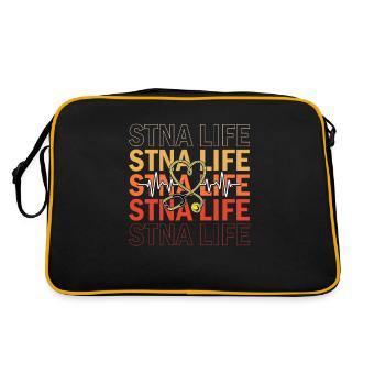 STNA Certified Nursing Assistant - Retro Bag - black/gold - Back