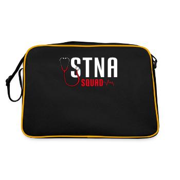 STNA Certified Nursing Assistant - Retro Bag - black/gold - Back