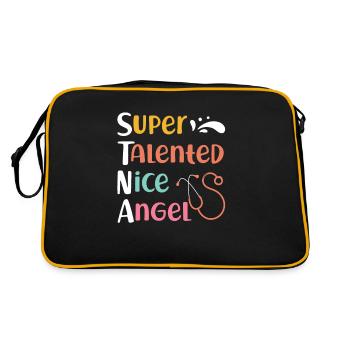 STNA Certified Nursing Assistant - Retro Bag - black/gold - Back