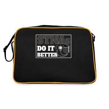 STNA Certified Nursing Assistant - Retro Bag - black/gold - Back