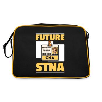 STNA Certified Nursing Assistant - Retro Bag - black/gold - Back