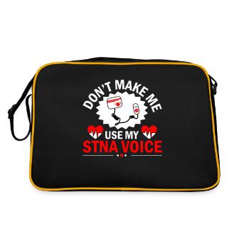 STNA Certified Nursing Assistant - Retro Bag - black/gold - Back