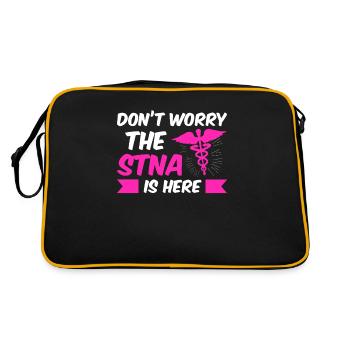 STNA Certified Nursing Assistant - Retro Bag - black/gold - Back