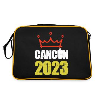 Cancun 2023 - Retro Bag - black/gold - Back