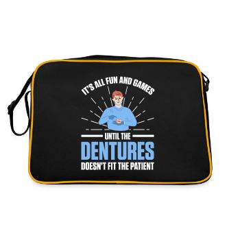 Prothésiste dentaire Prothésiste dentaire - Sac Retro - noir/or - Dos