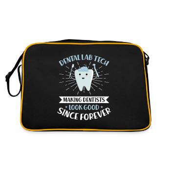 Prothésiste dentaire Prothésiste dentaire - Sac Retro - noir/or - Dos