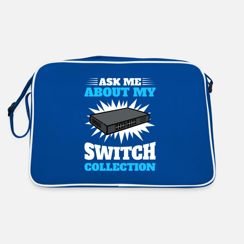 Netzwerkadministrator Systemadministrator Netzwerk Retro Tasche