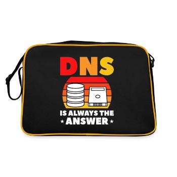 Network Administrator System Administrator Network - Retro Bag - black/gold - Back