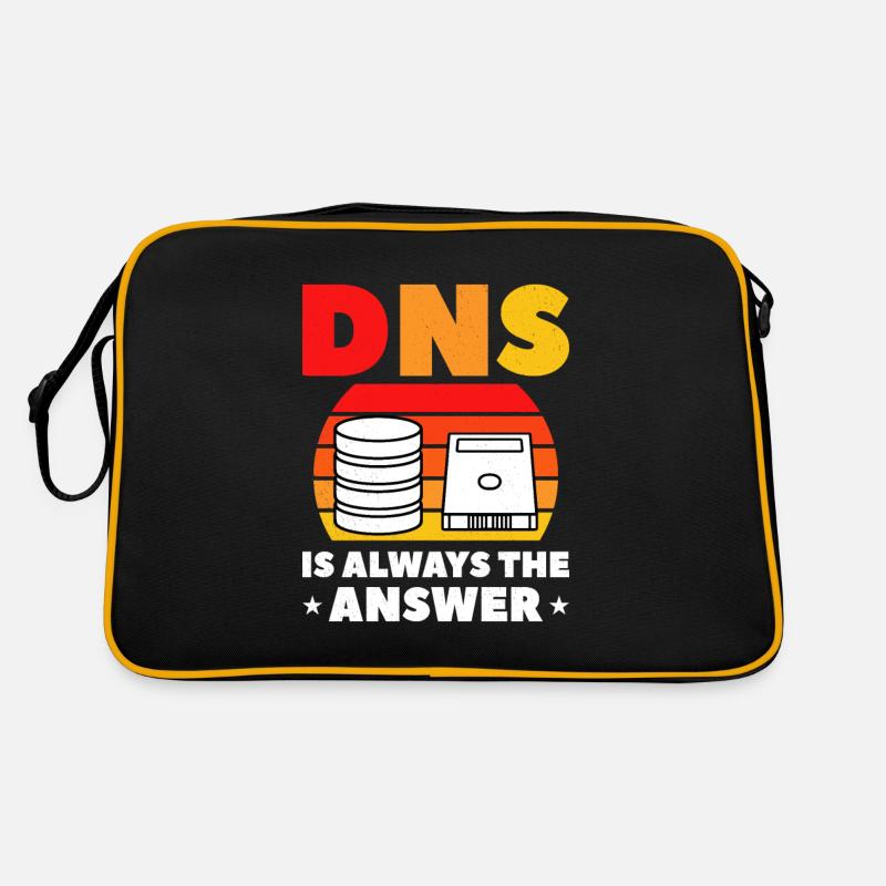 Netzwerkadministrator Systemadministrator Netzwerk Retro Tasche