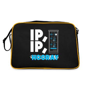 Network Administrator System Administrator Network - Retro Bag - black/gold - Back