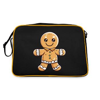 Biscuit au pain d’épice Cuisson de Noël - Sac Retro - noir/or - Dos