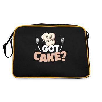 Cake Artist Cake Decorator Decorator B - Retro Bag - black/gold - Back