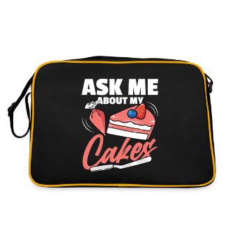 Cake Artist Cake Decorator Decorator B - Retro Bag - black/gold - Back