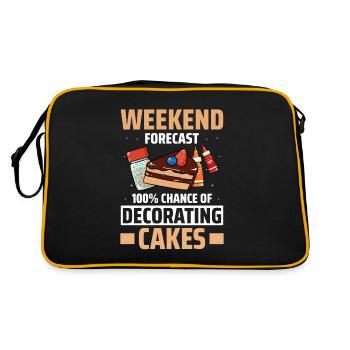 Cake Artist Cake Decorator Cake Decorator B - Sac Retro - noir/or - Dos