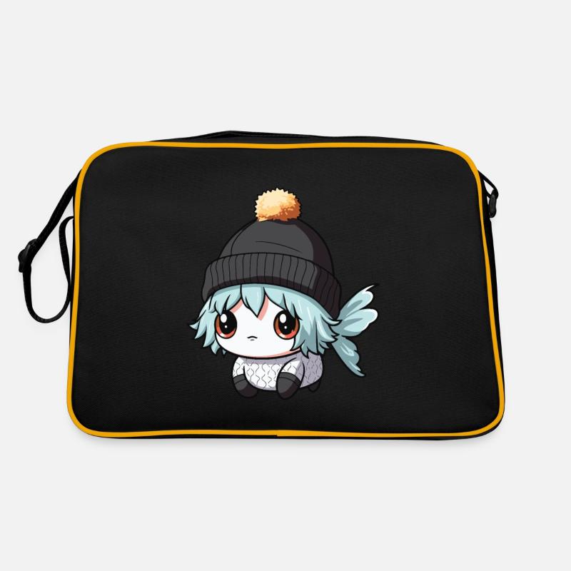 Bande dessinée d’hiver de poisson Sac Retro