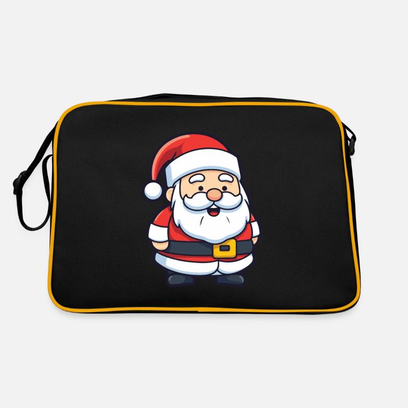 Père Noël drôle de Noël Sac Retro