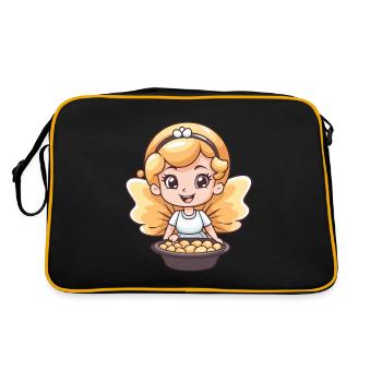 Baking Fairy Baking Cooking - Retro Bag - black/gold - Back