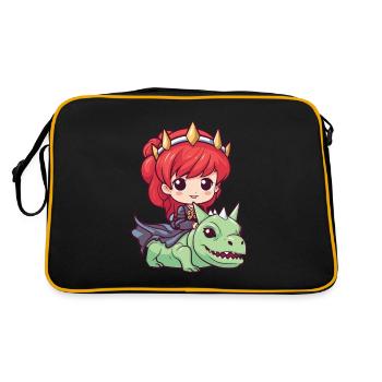 Princesse Dragon Mignon - Sac Retro - noir/or - Dos