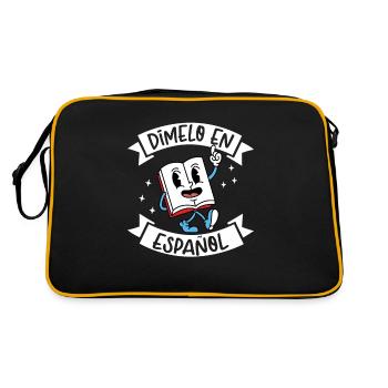 Professeur d’espagnol Maestra Professeur bilingue - Sac Retro - noir/or - Dos