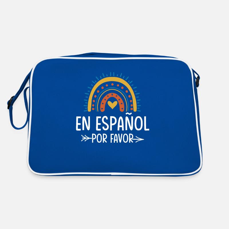 Spanischlehrerin Maestra Bilinguale Lehrerin Retro Tasche