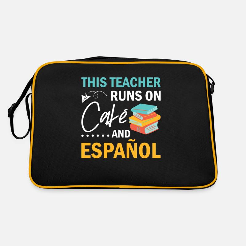 Spanish Teacher Maestra Bilingual Teacher Retro Bag